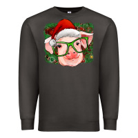 Smoke christmas pig Premium Sweatshirt - RanaPortraitStore