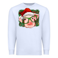 White christmas pig Premium Sweatshirt - RanaPortraitStore