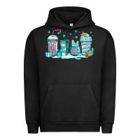 Pigment Black winter Christmas tree cakes coffee Urban Hoodie - Jasminsmagicworld
