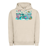 Pigment French Oak winter Christmas tree cakes coffee Urban Hoodie - Jasminsmagicworld