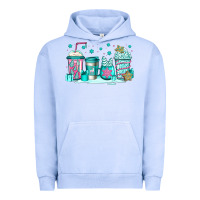 Pigment Grape Ice winter Christmas tree cakes coffee Urban Hoodie - Jasminsmagicworld