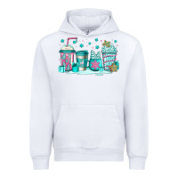 White winter Christmas tree cakes coffee Urban Hoodie - Jasminsmagicworld