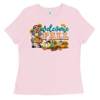 Welcome Fall Gnome Ladies Tee | Teevron