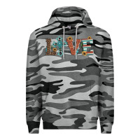 Slate Camo western love with cross Premium Hoodie - Artiststas