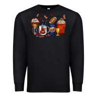 Black american football coffee cups Premium Sweatshirt - Zillion Design Studio