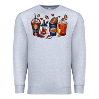 Heather Grey american football coffee cups Premium Sweatshirt - Zillion Design Studio