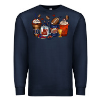 Navy american football coffee cups Premium Sweatshirt - Zillion Design Studio