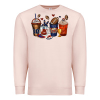 Pale Pink american football coffee cups Premium Sweatshirt - Zillion Design Studio