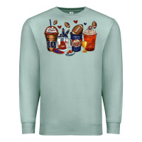 Seafoam american football coffee cups Premium Sweatshirt - Zillion Design Studio