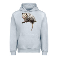 Heather Grey opossum Urban Hoodie - LillyAllenDesigns