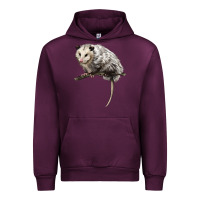 Mauve Wine opossum Urban Hoodie - LillyAllenDesigns