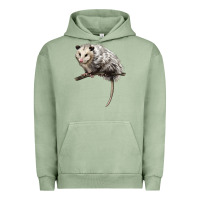 Pigment Oil Green opossum Urban Hoodie - LillyAllenDesigns
