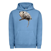 Pigment Pebble Blue opossum Urban Hoodie - LillyAllenDesigns