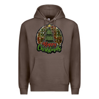 Coffee happy christmas black Premium Hoodie - JahusDesignShop