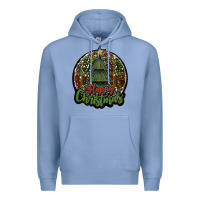 Happy Christmas Black Premium Hoodie | Teevron