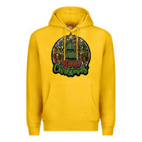 Lemon happy christmas black Premium Hoodie - JahusDesignShop