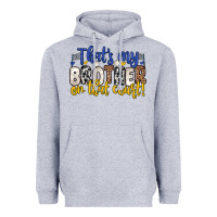 Heather Grey that s my brother on that court Heavyweight Hoodie - Zillion Design Studio