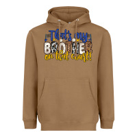 Toasted Coconut that s my brother on that court Heavyweight Hoodie - Zillion Design Studio