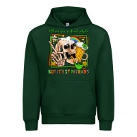 Forest Green when you're dead inside but it's st patricks Urban Hoodie - Jasminsmagicworld