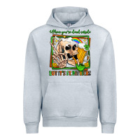 Heather Grey when you're dead inside but it's st patricks Urban Hoodie - Jasminsmagicworld