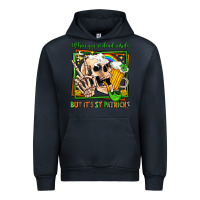Navy when you're dead inside but it's st patricks Urban Hoodie - Jasminsmagicworld