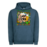Pigment Midnight Navy when you're dead inside but it's st patricks Urban Hoodie - Jasminsmagicworld