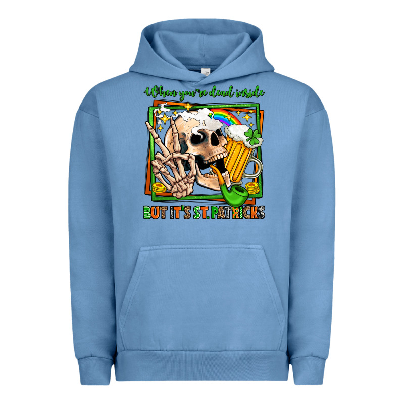 When You're Dead Inside But It's St Patricks Urban Hoodie by Jasminsmagicworld | Teevron
