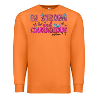 Carrot be strong and courageous Premium Sweatshirt - texasbilliewilder