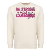 Sandshell be strong and courageous Premium Sweatshirt - texasbilliewilder