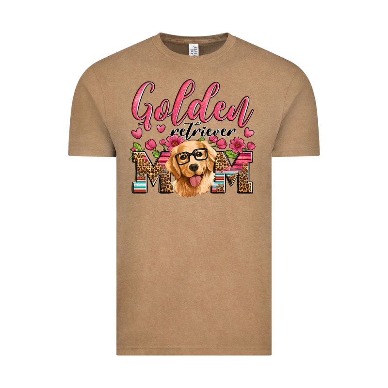 Golden Retriever Mom Vintage Tee by Artiststas | Teevron