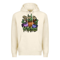Tofu Drink up witches white Premium Hoodie - JahusDesignShop