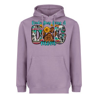 Lavender kinda busy being a dog mom Heavyweight Hoodie - Zillion Design Studio