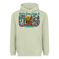 Matcha kinda busy being a dog mom Heavyweight Hoodie - Zillion Design Studio