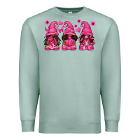 Seafoam breast cancer afro gnomies Premium Sweatshirt - texasbilliewilder