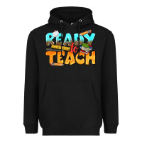 Black ready to teach Heavyweight Hoodie - texasbilliewilder