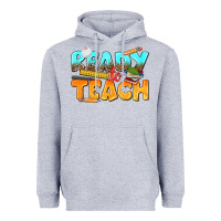Heather Grey ready to teach Heavyweight Hoodie - texasbilliewilder