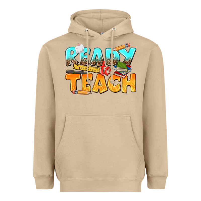 Ready To Teach Heavyweight Hoodie by texasbilliewilder | Teevron