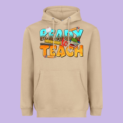 Ready To Teach Heavyweight Hoodie Designed By Texasbilliewilder