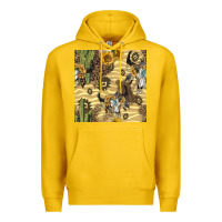 Lemon aztec bull skull Premium Hoodie - BundleAndBundleShop