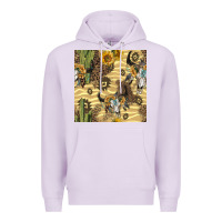 Lilac aztec bull skull Premium Hoodie - BundleAndBundleShop