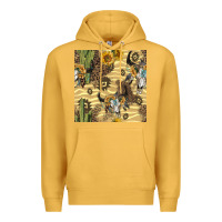 Mustard aztec bull skull Premium Hoodie - BundleAndBundleShop