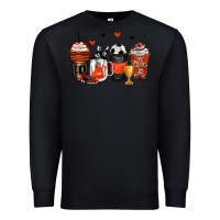 Black soccer coffee cups Premium Sweatshirt - Zillion Design Studio