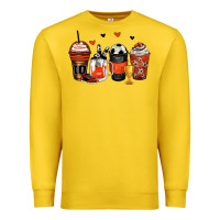 Lemon soccer coffee cups Premium Sweatshirt - Zillion Design Studio