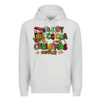 Dove Grey hot cocoa and christmas movies Premium Hoodie - AdoDesignShop