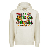 Oatmeal Heather hot cocoa and christmas movies Premium Hoodie - AdoDesignShop