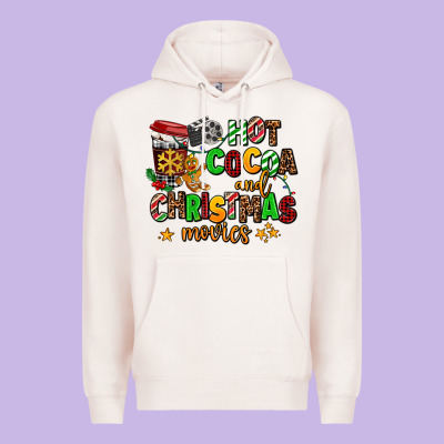Hot Cocoa And Christmas Movies Premium Hoodie Designed By Adodesignshop