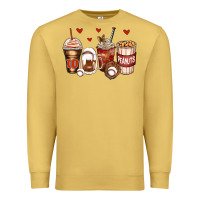 Antique Gold baseball coffee cups Premium Sweatshirt - Zillion Design Studio
