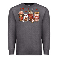 Charcoal Heather baseball coffee cups Premium Sweatshirt - Zillion Design Studio