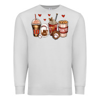 Dove Grey baseball coffee cups Premium Sweatshirt - Zillion Design Studio