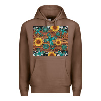 Chestnut cross gemstone and sunflower Premium Hoodie - Artiststas